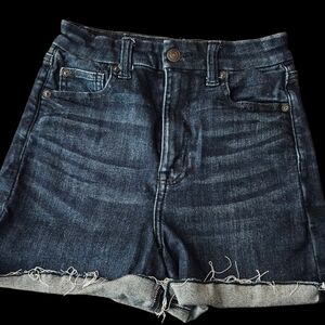 American Eagle Outfitters Dark Blue Denim Shorts